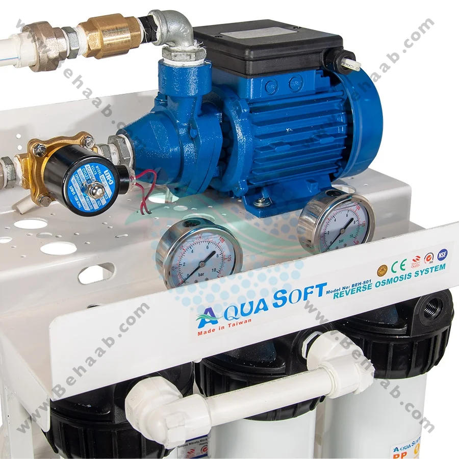 تصفیه آب نیمه صنعتی 1200 گالن آکوا سافت - Aqua Soft 1200 GPD Commercial Reverse Osmosis Water Filtration System