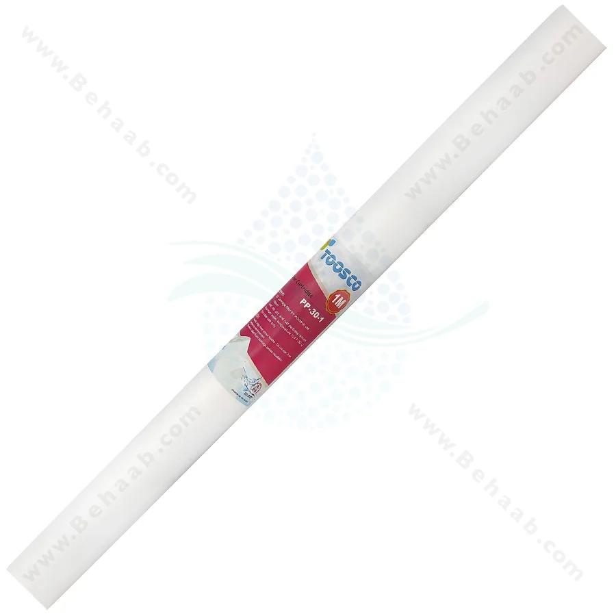 فیلتر الیافی 30 اینچ اسلیم 1 میکرون توس - 30inch Sediment Polypropylene Water Filter 1 Micron TOOS