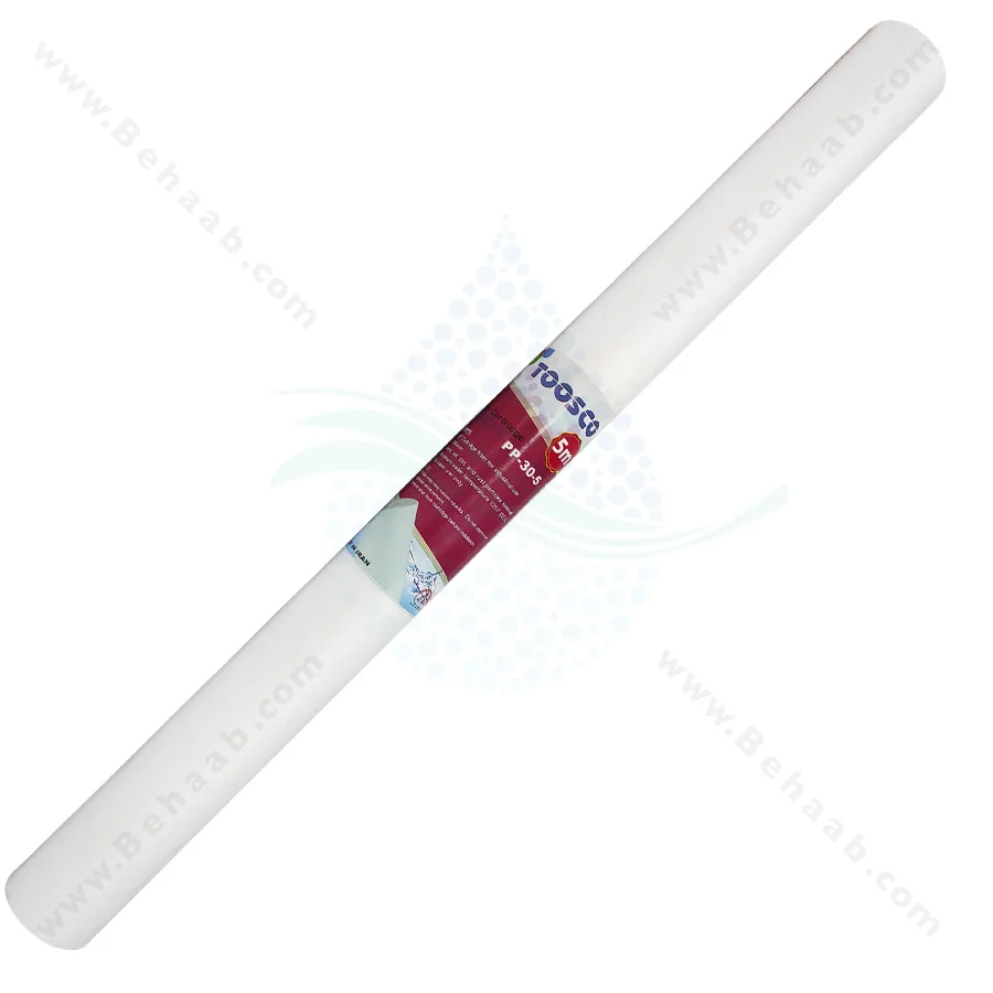 فیلتر الیافی 30 اینچ اسلیم 5 میکرون توس - 30inch Sediment Polypropylene Water Filter 5 Micron TOOS