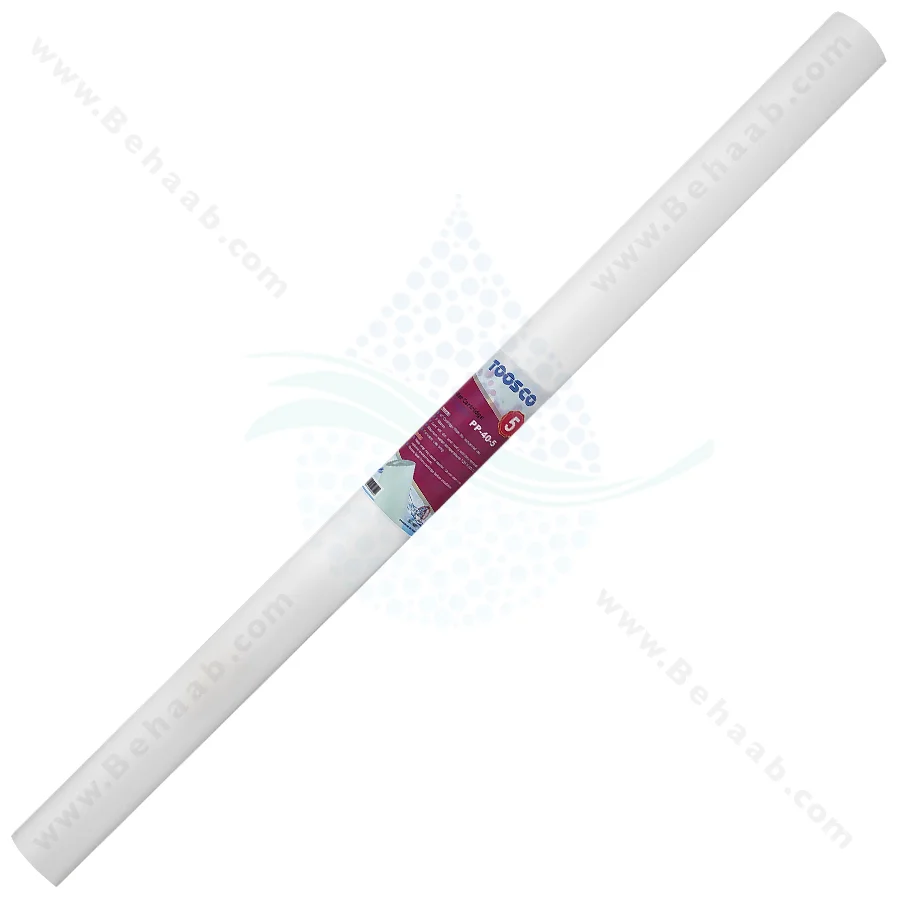 فیلتر الیافی 40 اینچ اسلیم 5 میکرون توسکو - 40inch Sediment Polypropylene Water Filter 5 Micron TOOSCO