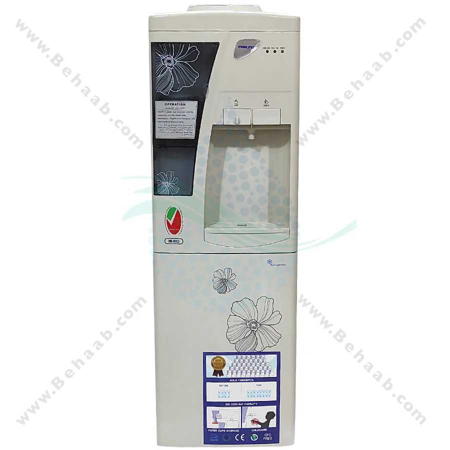 آبسردکن نیکایی یخچال دار مدل NWD-1206N - Nikai Water Dispenser NWD1206N (with refrigerator)