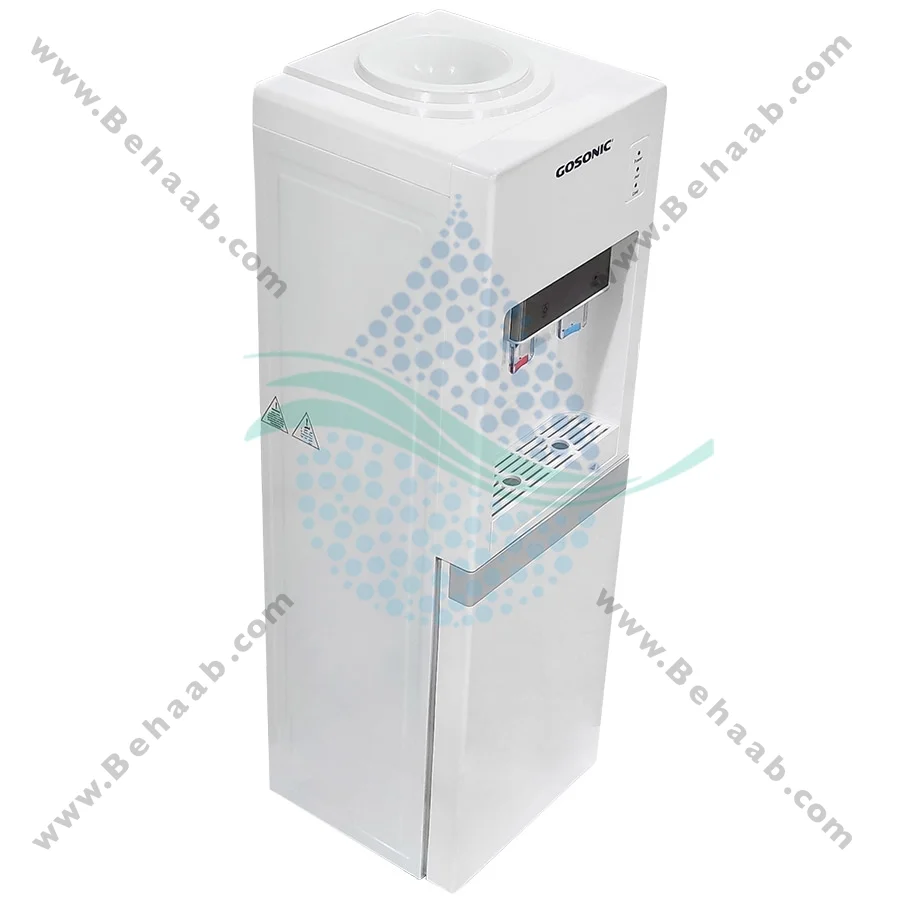 آبسردکن گوسونیک یخچال دار مدل GWD-521 - GOSONIC Water Dispenser with Refrigeratorm Hot and Cold Model GWD-521