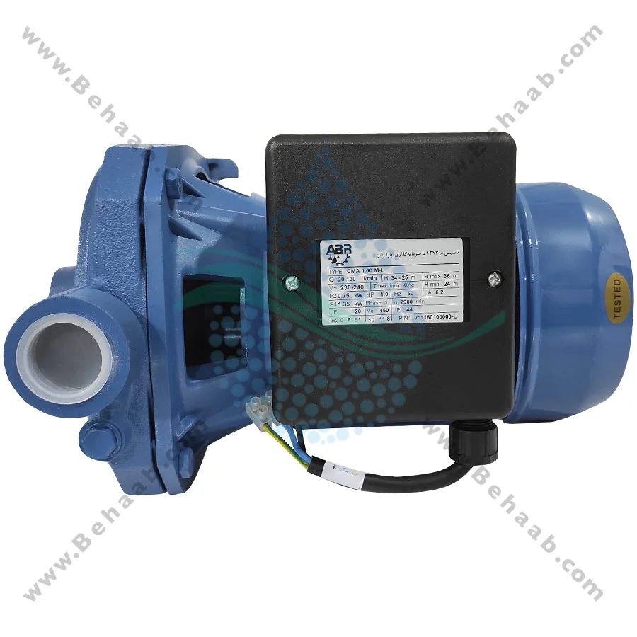 پمپ آب یک اسب ابارا مدل AGA. 1.00 ML - Ebara 1 hp Pump Model AGA 1.00 ML