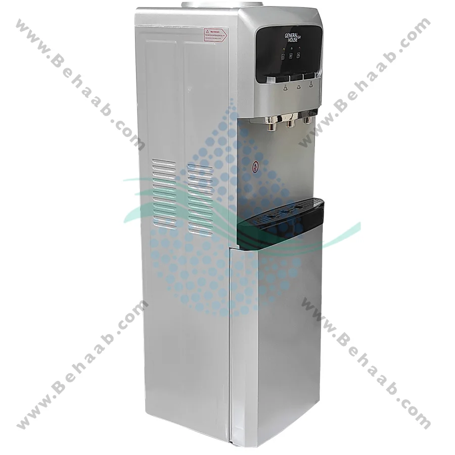 آبسردکن جنرال هاوس یخچال دار مدل GH-104 - General House Water Dispenser with Refrigerator model GH-104