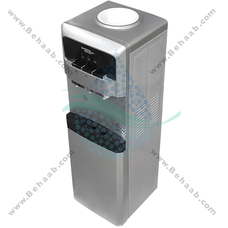 آبسردکن جنرال هاوس یخچال دار مدل GH-104 - General House Water Dispenser with Refrigerator model GH-104