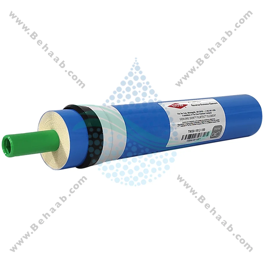 فیلتر ممبران 100 گالن فیلمتک مدل TW30-1812-100 چین - Dow Filmtec TW30-1812-100 Reverse Osmosis Membrane