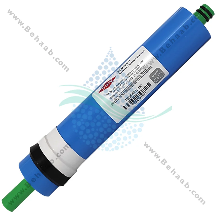 فیلتر ممبران 100 گالن فیلمتک مدل TW30-1812-100 چین - Dow Filmtec TW30-1812-100 Reverse Osmosis Membrane