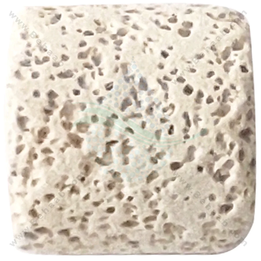 سرامیک آکواریوم ایستا حجم 0.5 لیتر سایز M - Power Material Bio Ceramic Rings Aquarium Filter Media 0.5 liter