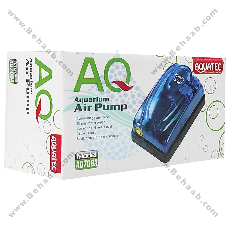 پمپ هوا آکواریوم آکواتک مدل AQ708A - Aquarium Air Pumps AQUATEC Model AQ708A