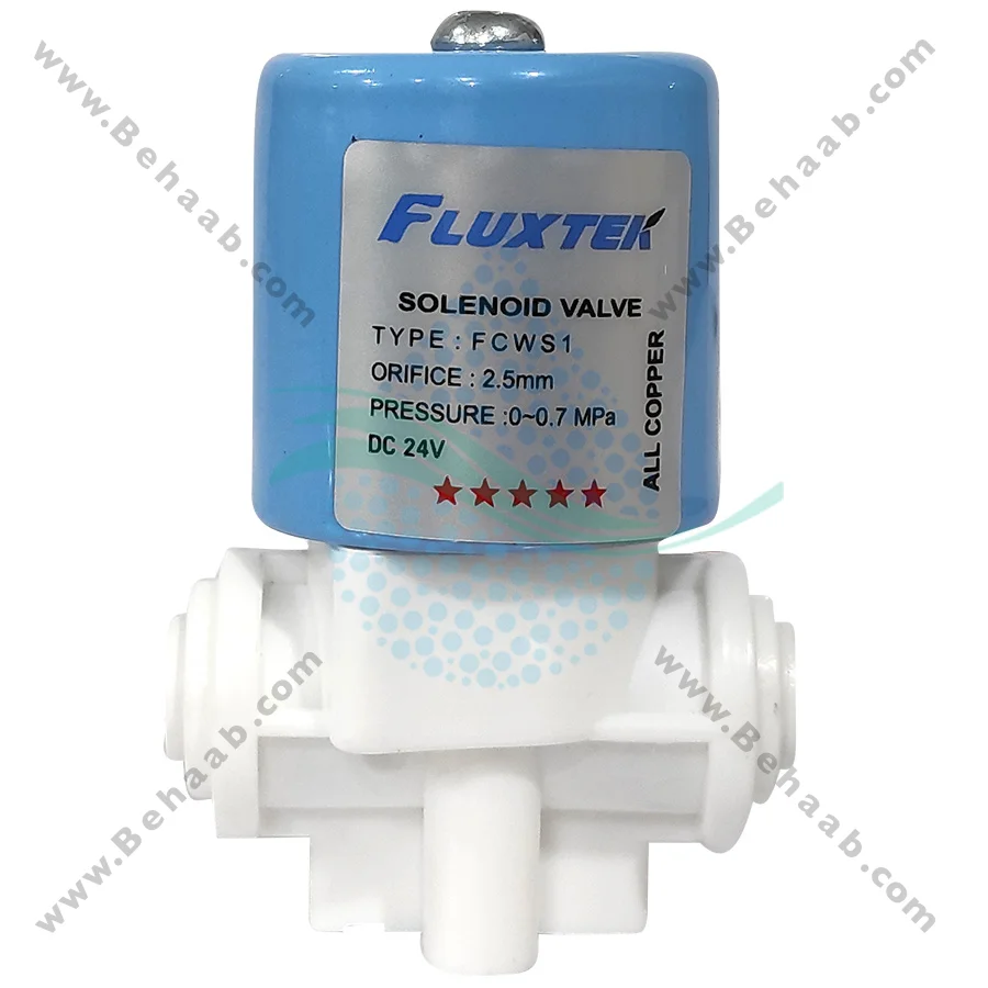 شیر برقی تصفیه آب  فلاکستک FLUXTEK - Ro Solenoid Valve FLUXTEK