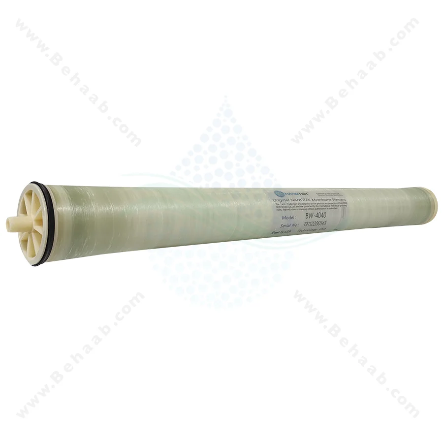 فیلتر ممبران 4 اینچ نانوتک (nanotek) مدل BW-4040 - 4inch nanotek Brackish Water RO Membrane Element-BW-4040