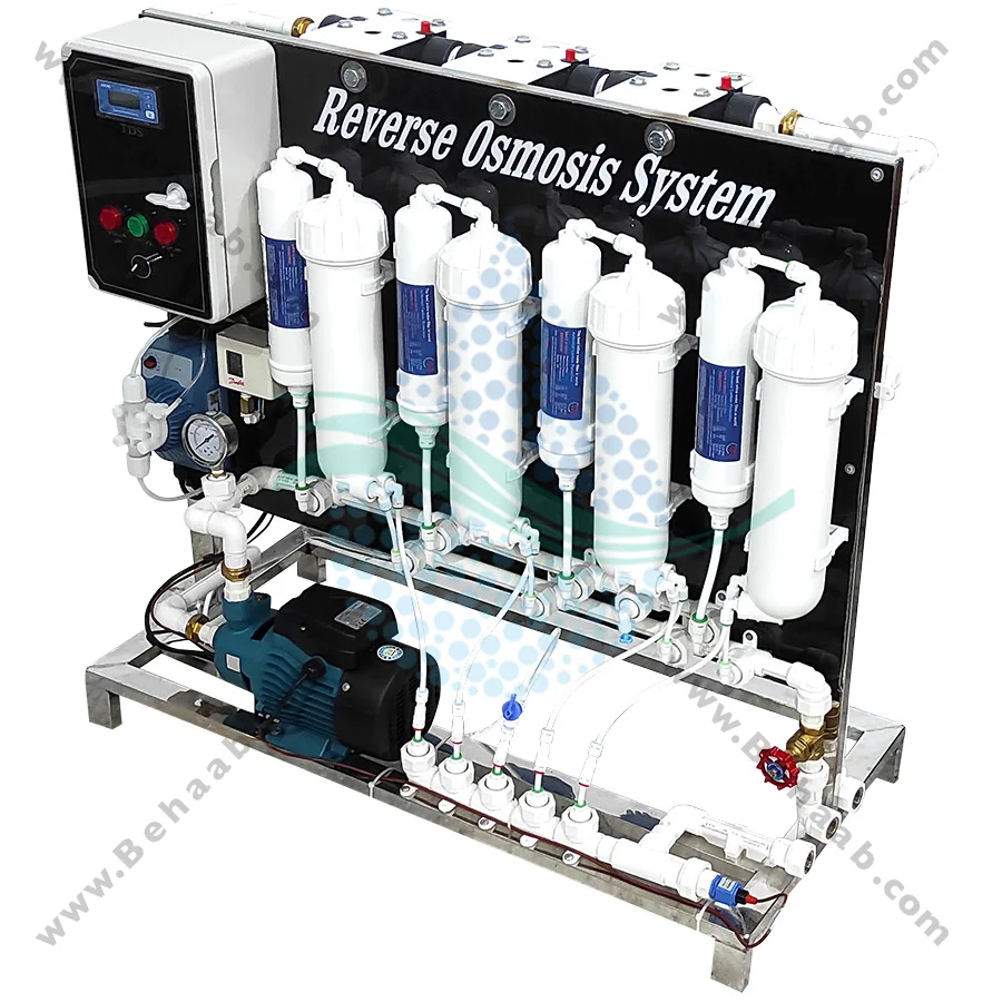 تصفیه آب نیمه صنعتی 1600 گالن - 1600 GPD Commercial Reverse Osmosis Water Filtration System