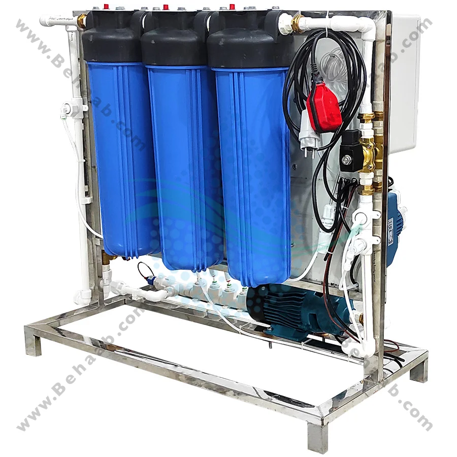 تصفیه آب نیمه صنعتی 1600 گالن - 1600 GPD Commercial Reverse Osmosis Water Filtration System