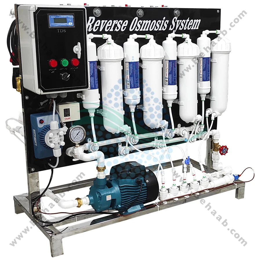 تصفیه آب نیمه صنعتی 1600 گالن - 1600 GPD Commercial Reverse Osmosis Water Filtration System