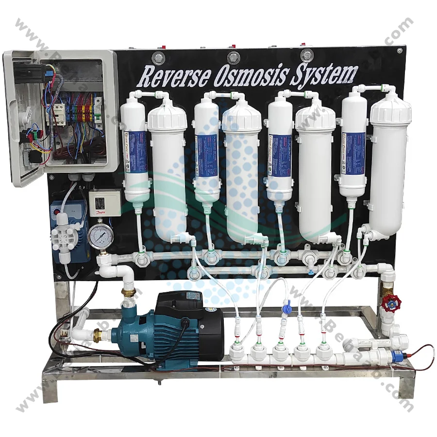 تصفیه آب نیمه صنعتی 1600 گالن - 1600 GPD Commercial Reverse Osmosis Water Filtration System