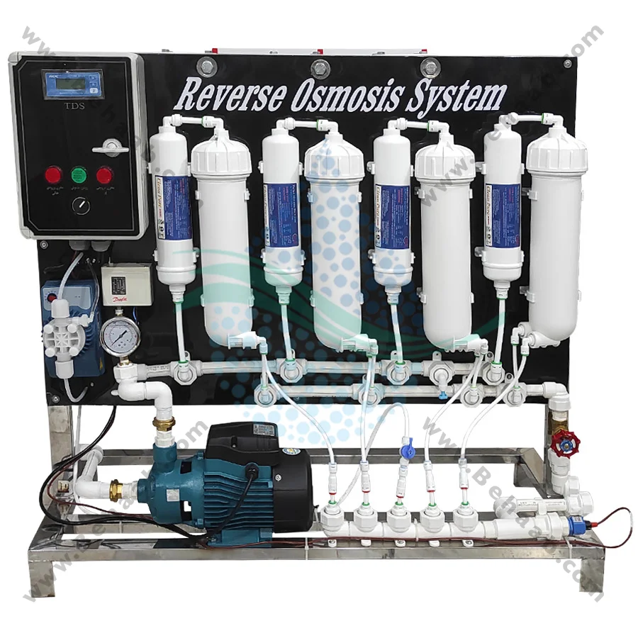 تصفیه آب نیمه صنعتی 1600 گالن - 1600 GPD Commercial Reverse Osmosis Water Filtration System