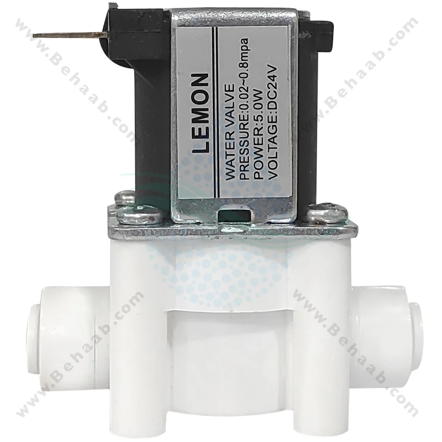 شیر برقی تصفیه آب لمون LEMON - 24V DC RO Water Purifier Solenoid Valve LEMON