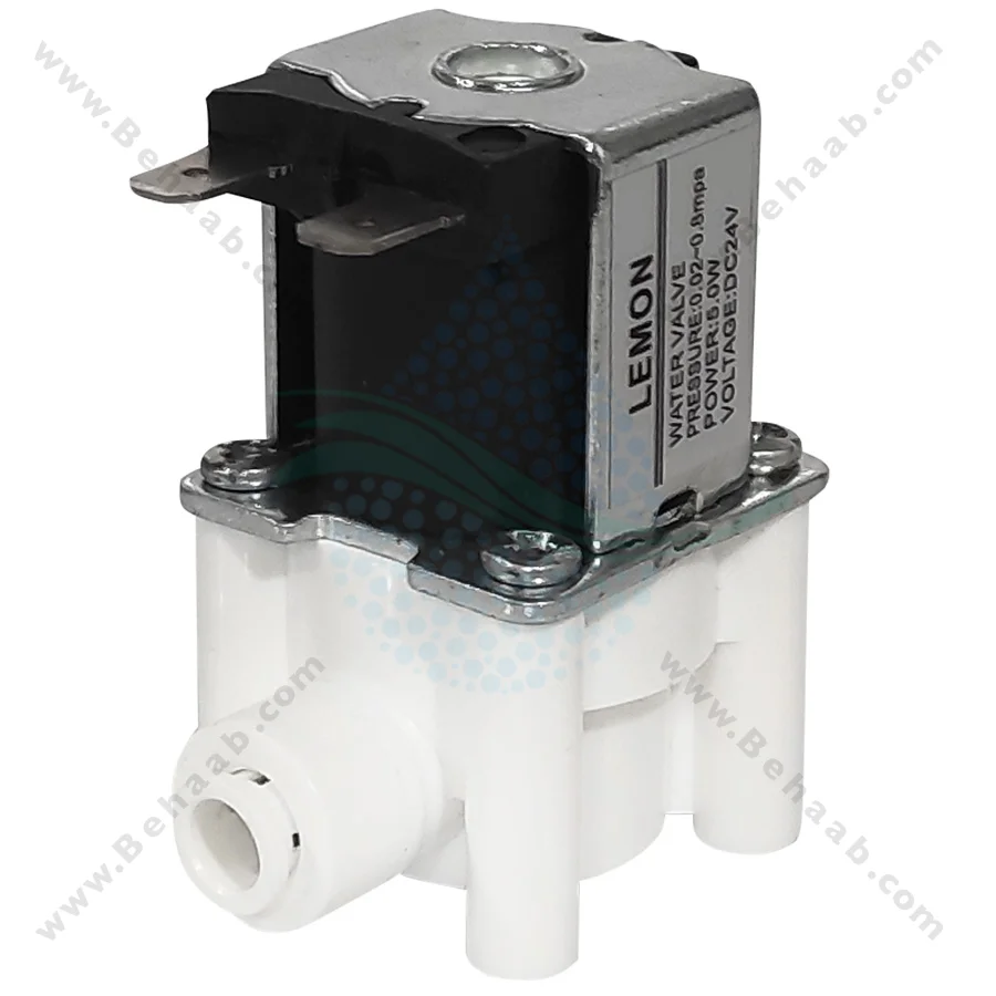شیر برقی تصفیه آب لمون LEMON - 24V DC RO Water Purifier Solenoid Valve LEMON