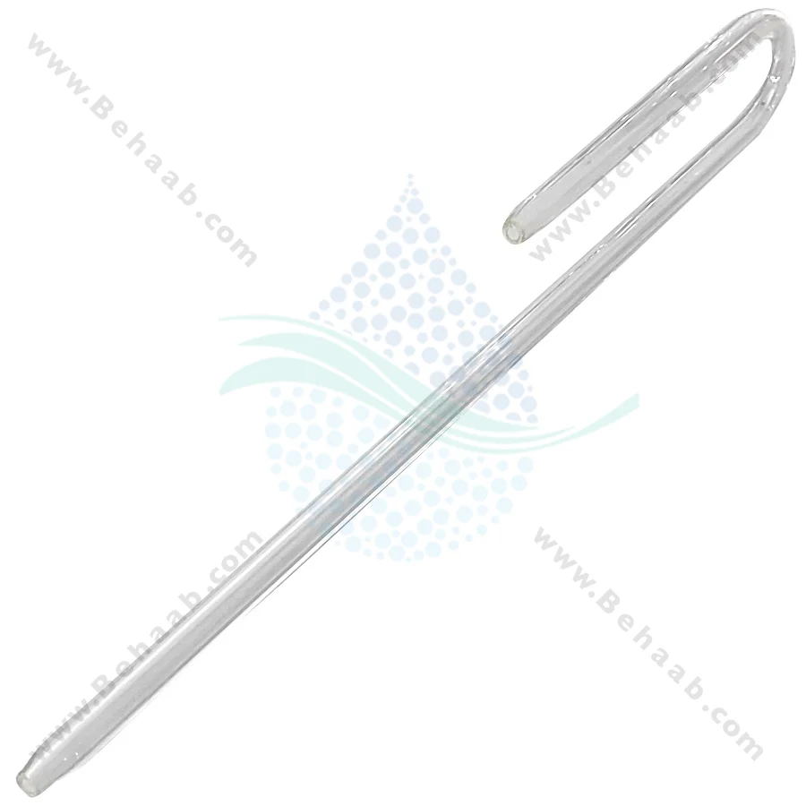 رابط یو شکل شیشه ای شلنگ هوا 20 سانتیمتری آکواریوم - U Shaped Glass Tube for Aquarium Co2 System Diffuser 20 CM