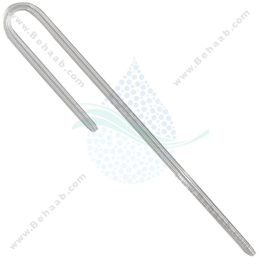 رابط یو شکل شیشه ای شلنگ هوا 20 سانتیمتری آکواریوم - U Shaped Glass Tube for Aquarium Co2 System Diffuser 20 CM