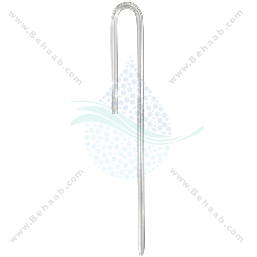 رابط یو شکل شیشه ای شلنگ هوا 20 سانتیمتری آکواریوم - U Shaped Glass Tube for Aquarium Co2 System Diffuser 20 CM