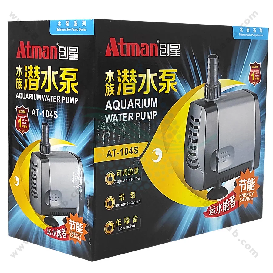 واتر پمپ آکواریوم آتمن مدل AT-104S - Submersible Aquarium Pumps Atman Model AT-104S
