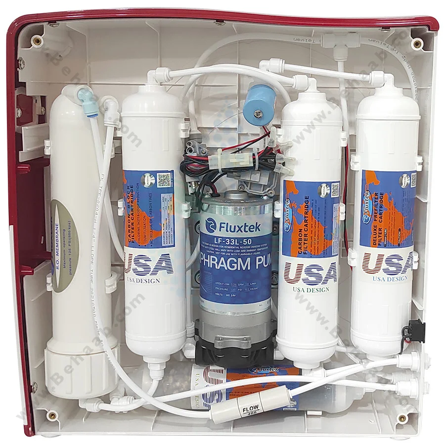 دستگاه تصفیه آب فلکستک کیسی CJ - Fluxtek CJ 5 Stage Reverse Osmosis Water Purification System