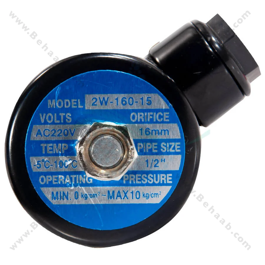 شیر برقی تصفیه آب مدل 2W-160-15 سایز 1/2 اینچ - 1/2inch 2W-160-15 Ro Solenoid Valve 220V AC