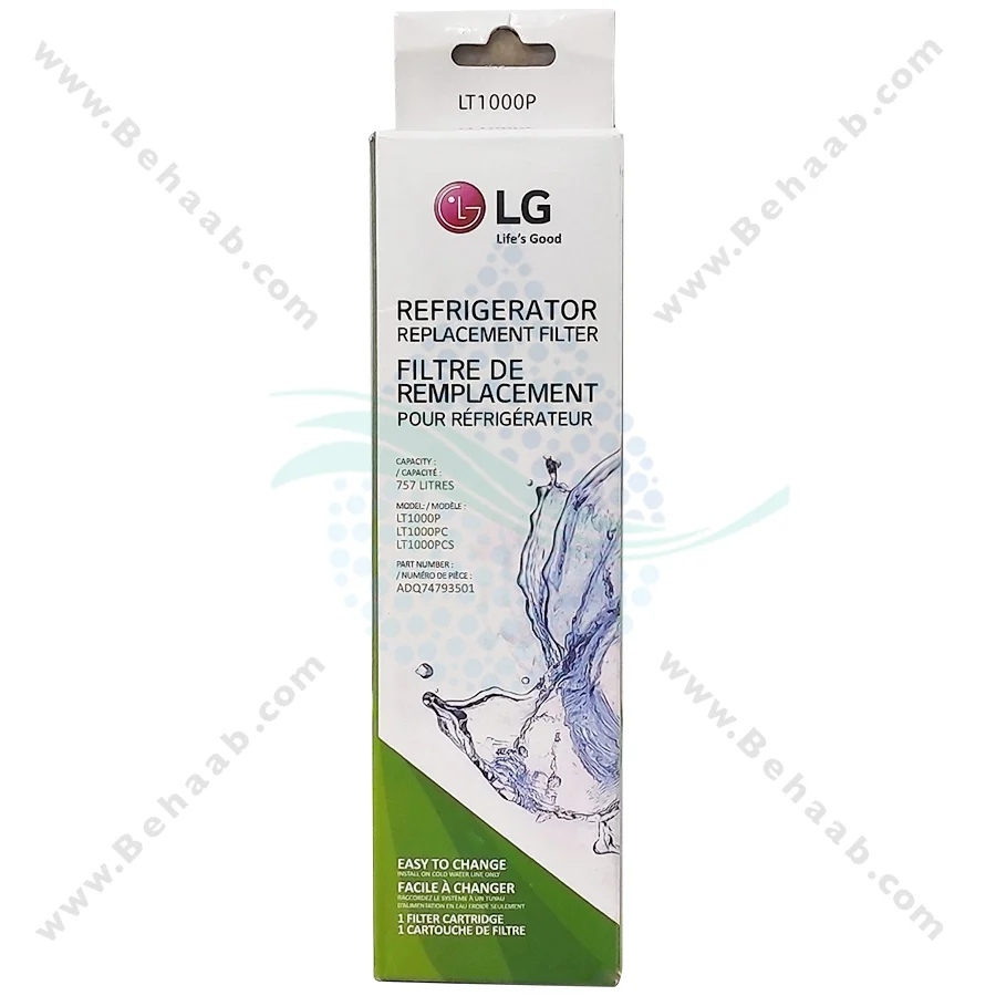 فیلتر یخچال ال جی مدل LT1000P اورجینال - LG LT1000P Refrigerator Water Filter