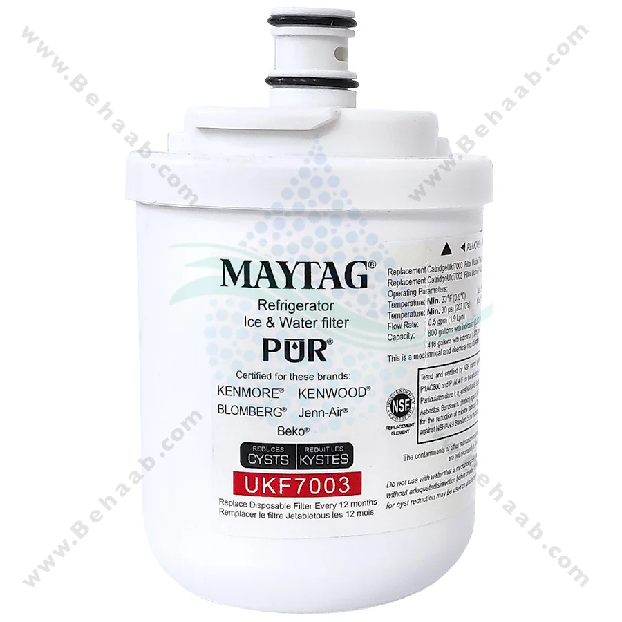 فیلتر یخچال ساید مایتگ مدل UKF7003 چین - Maytag UKF7003 PUR Refrigerator Water Filter