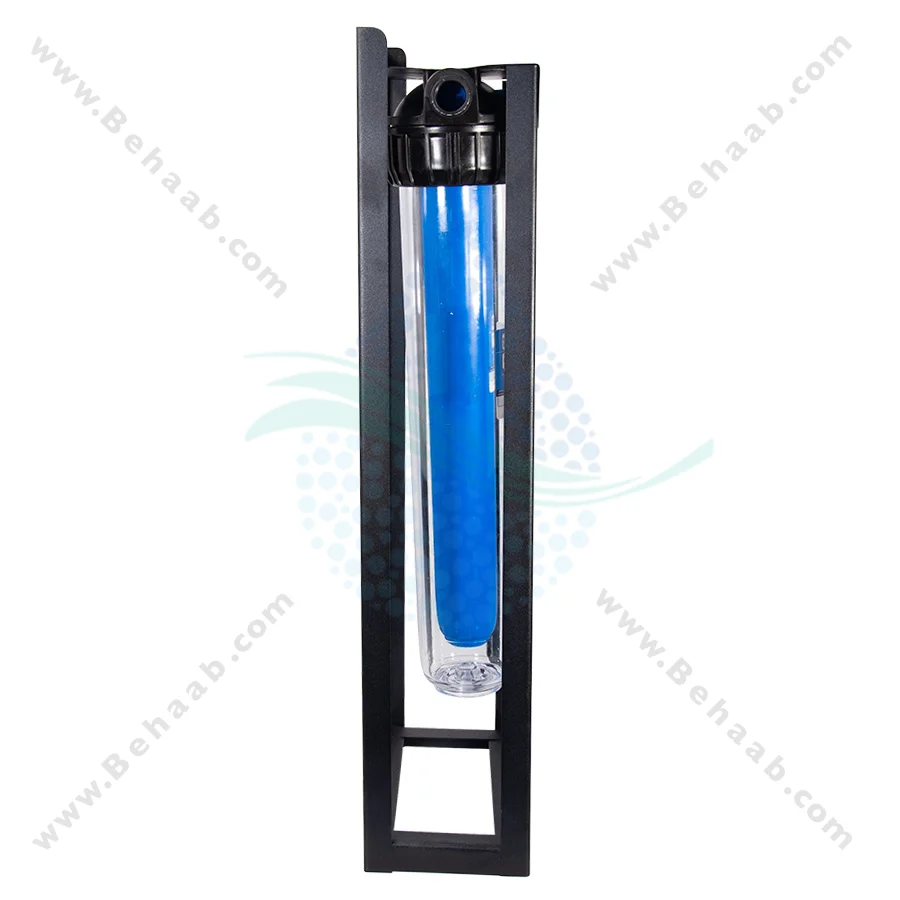 هوزینگ 20 اینچ 2 مرحله ورودی 3/4 اینچ با استند - 2Stage Water Filter Housing 20 inch with 3/4 inch input SouFilter
