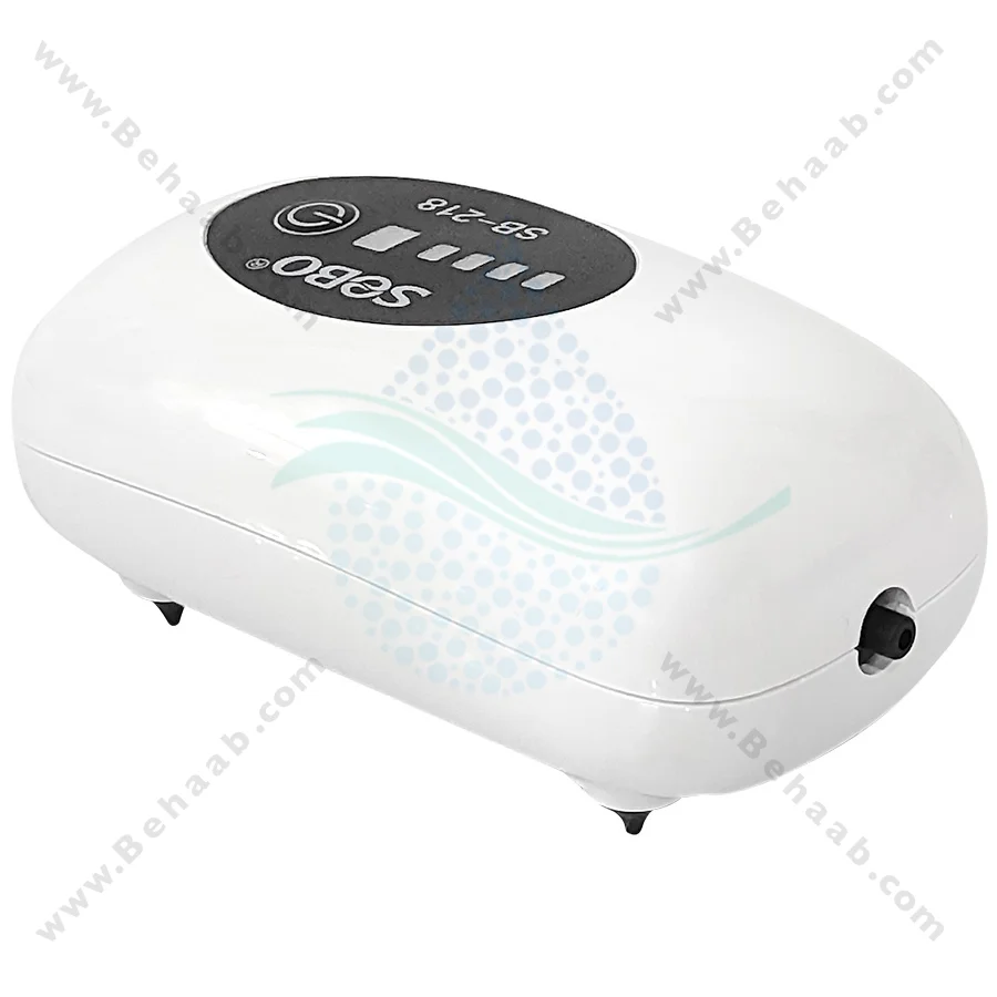 پمپ هوا آکواریوم شارژی سوبو مدل SB-218 - SOBO SB-218 Portable Battery Air Pump Aquarium