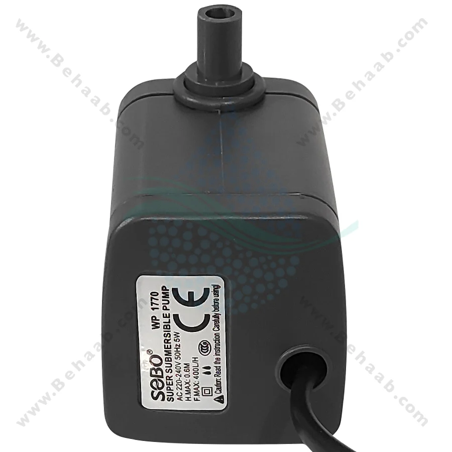 واتر پمپ آکواریوم سوبو مدل WP-1770 - Submersible Aquarium Pump SOBO WP-1770