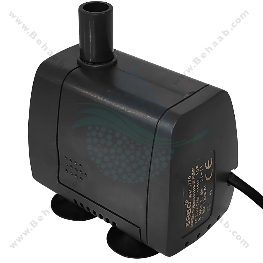 واتر پمپ آکواریوم سوبو مدل WP-3770 - Submersible Aquarium Pump SOBO WP-3770