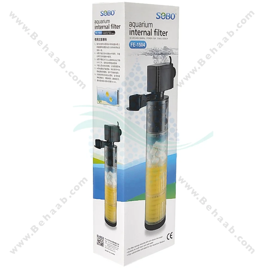 فیلتر داخلی آکواریوم سوبو FE-1504 - Aquarium Internal Filter SOBO FE-1504