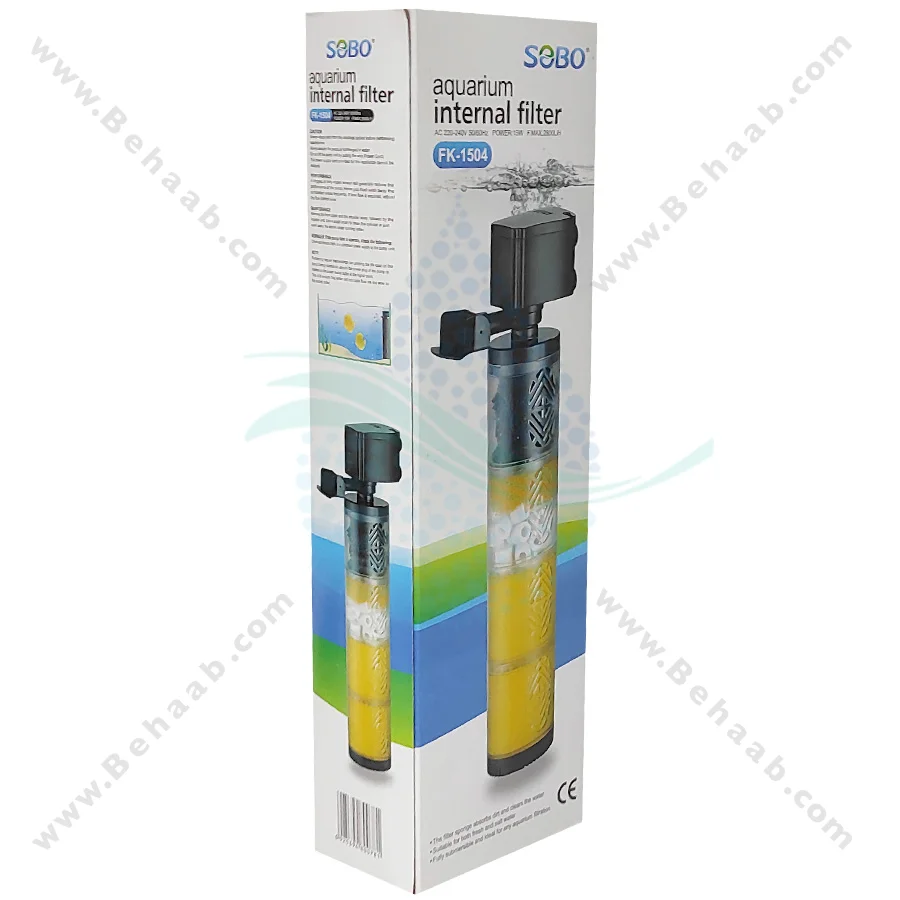 فیلتر داخلی آکواریوم سوبو FK-1504 - Aquarium Internal Filter SOBO FK-1504