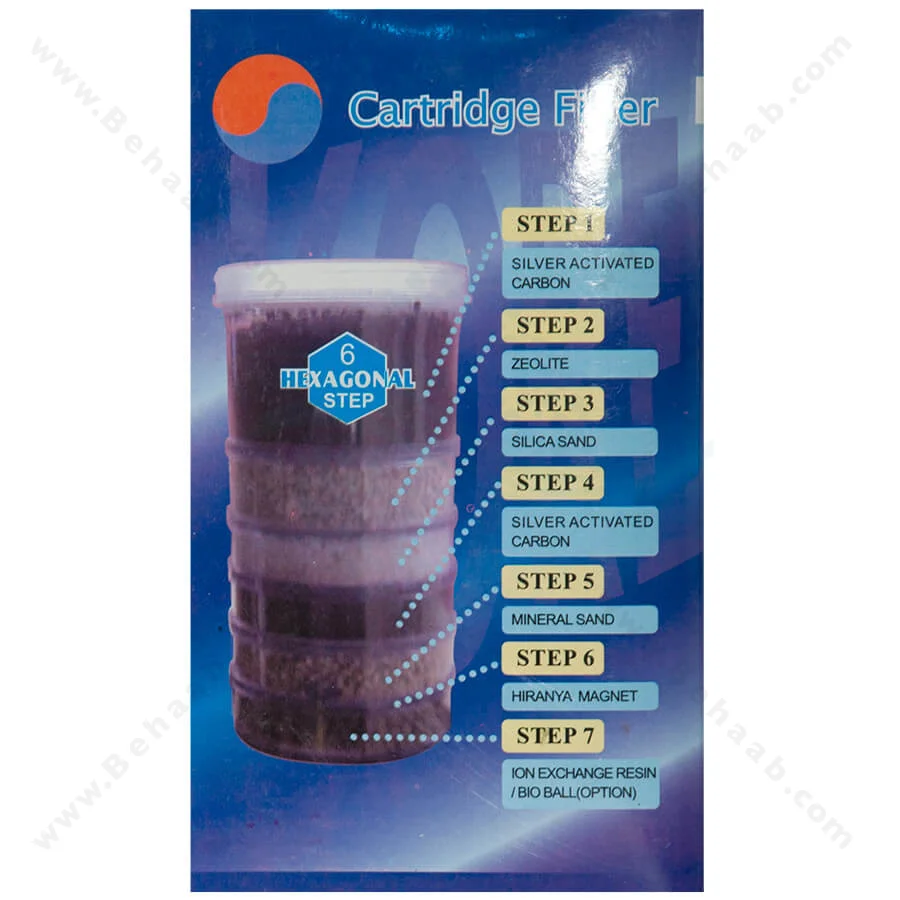 فیلتر طبقاتی تصفیه آب کلمنی مدل WMS-4 - Multi Stage Filter for Gravity Water Purifier System Model WMS-4