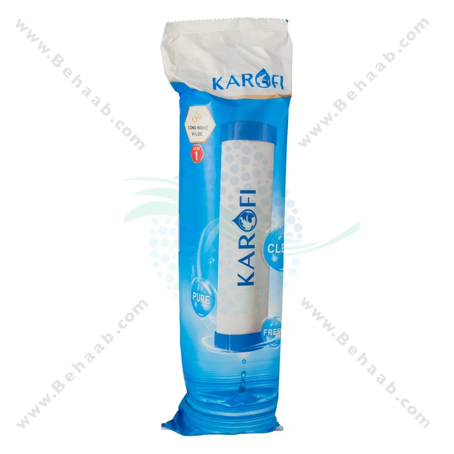 فیلتر الیافی کاروفی 5 میکرون - 10 Inch 5 Micron Sediment Water Filter Replacement Cartridge KAROFI