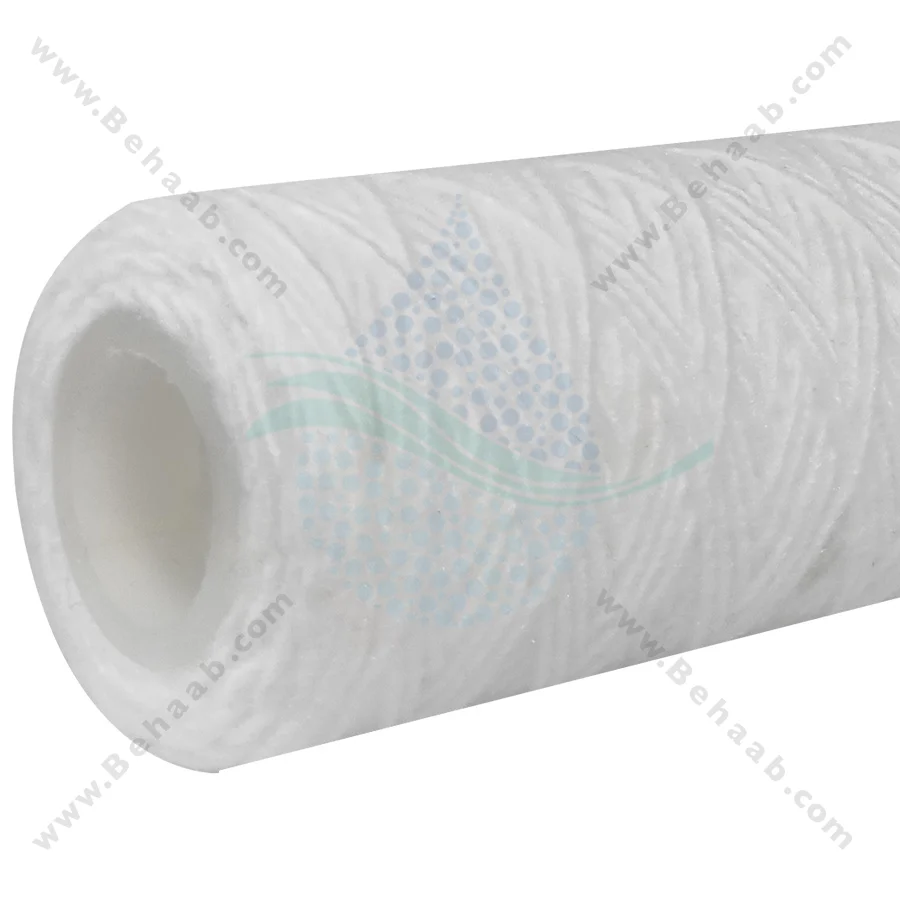 فیلتر نخ تابیده 30 اینچ اسلیم سافت واتر 5 میکرون - 30 Inch 5 Micron String Wound Filter Cartridges Soft Water