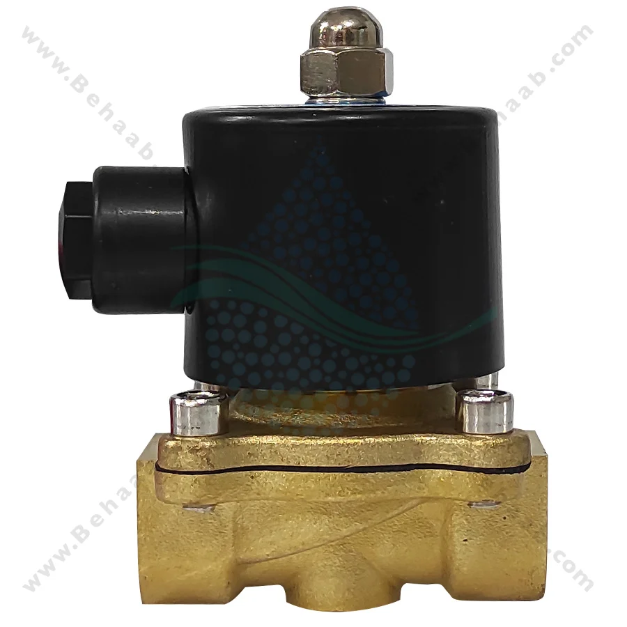 شیر برقی تصفیه آب یونیدی مدل UW-15 سایز 1/2 اینچ - 1/2inch UW-15 Uni-D Type Brass Solenoid Valve 220V AC