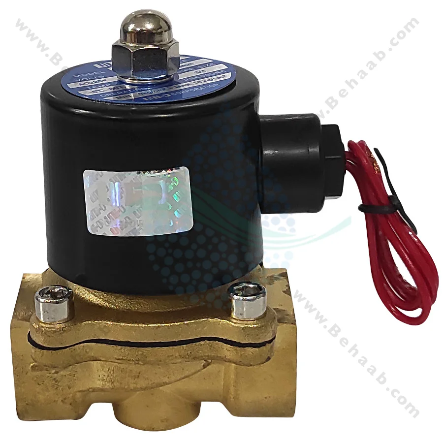 شیر برقی تصفیه آب یونیدی مدل UW-20 سایز 3/4 اینچ - 3/4inch UW-20 Uni-D Type Water Solenoid Valve 220V AC