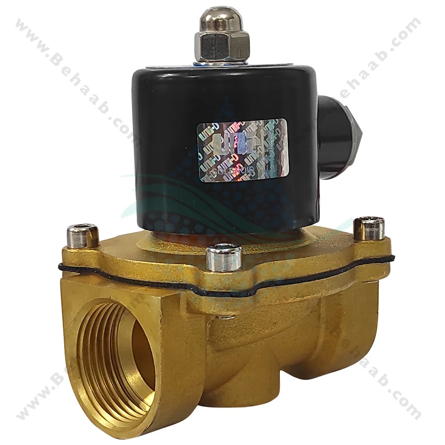 شیر برقی تصفیه آب یونیدی مدل UW-25 سایز 1 اینچ - 1inch UW-25 Uni-D Type Water Solenoid Valve 220V AC