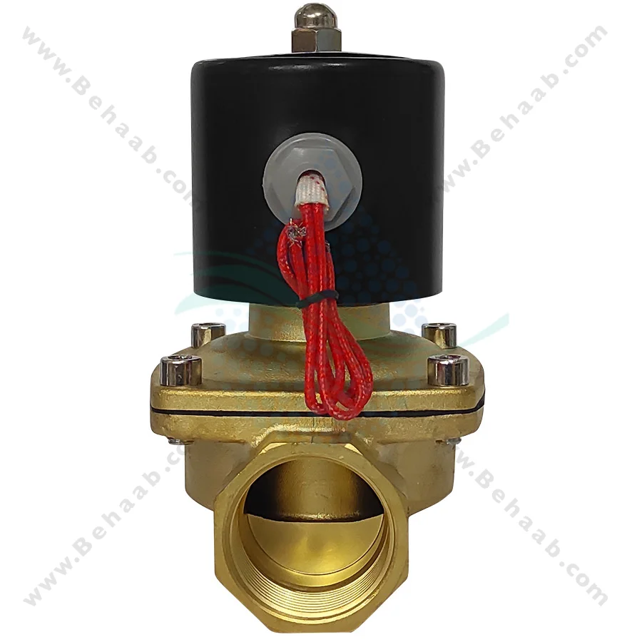 شیر برقی تصفیه آب یونیدی مدل UW-35 سایز 1/4-1 اینچ - 1-1/4inch UW-35 Uni-D Type Brass Solenoid Valve 220V AC