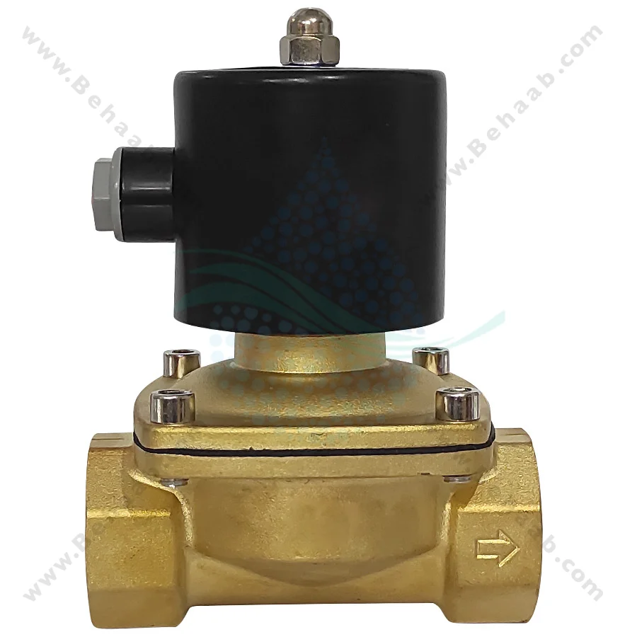 شیر برقی تصفیه آب یونیدی مدل UW-35 سایز 1/4-1 اینچ - 1-1/4inch UW-35 Uni-D Type Brass Solenoid Valve 220V AC