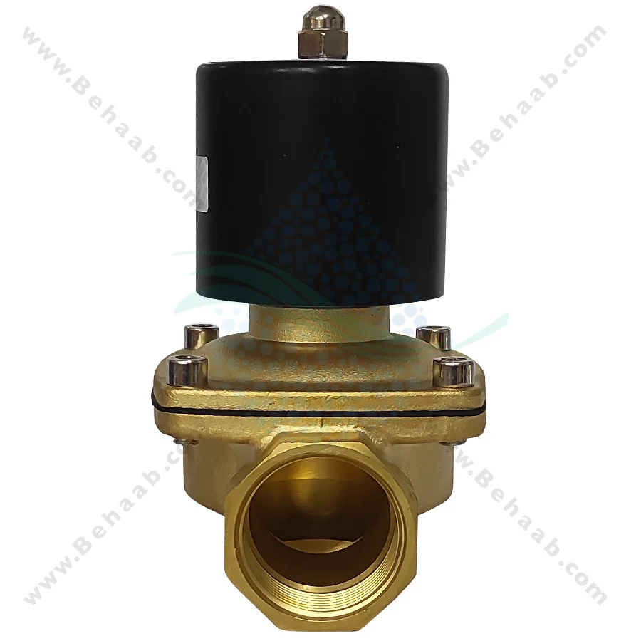 شیر برقی تصفیه آب یونیدی مدل UW-35 سایز 1/4-1 اینچ - 1-1/4inch UW-35 Uni-D Type Brass Solenoid Valve 220V AC