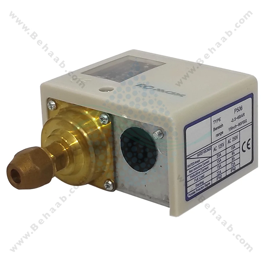 پرشر سوئیچ رومکس مدل P506E - Pressure Switch RO MAX P506E