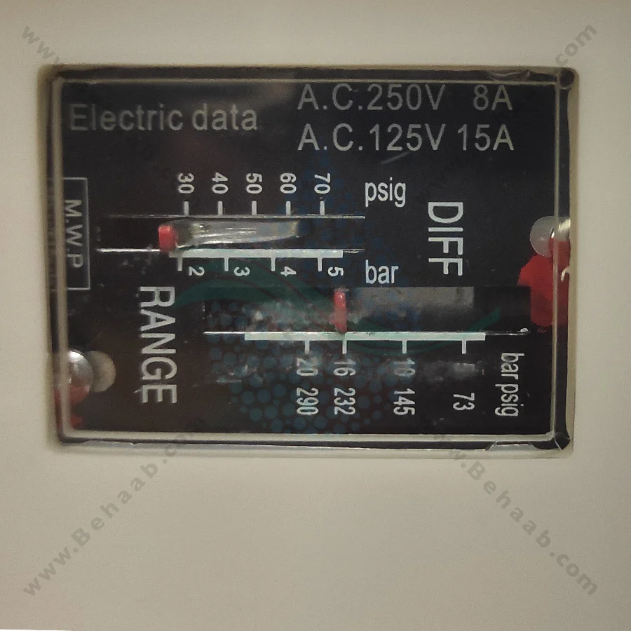 پرشر سوئیچ MG مدل P520E - Pressure Switch Controller MG P520E