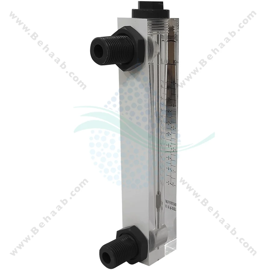 فلومتر تابلویی استریم 5GPM مدل LZM-15J - LZM-15J Panel Type Water Flow Meter 0.5-5 GPM 2-18 LPM