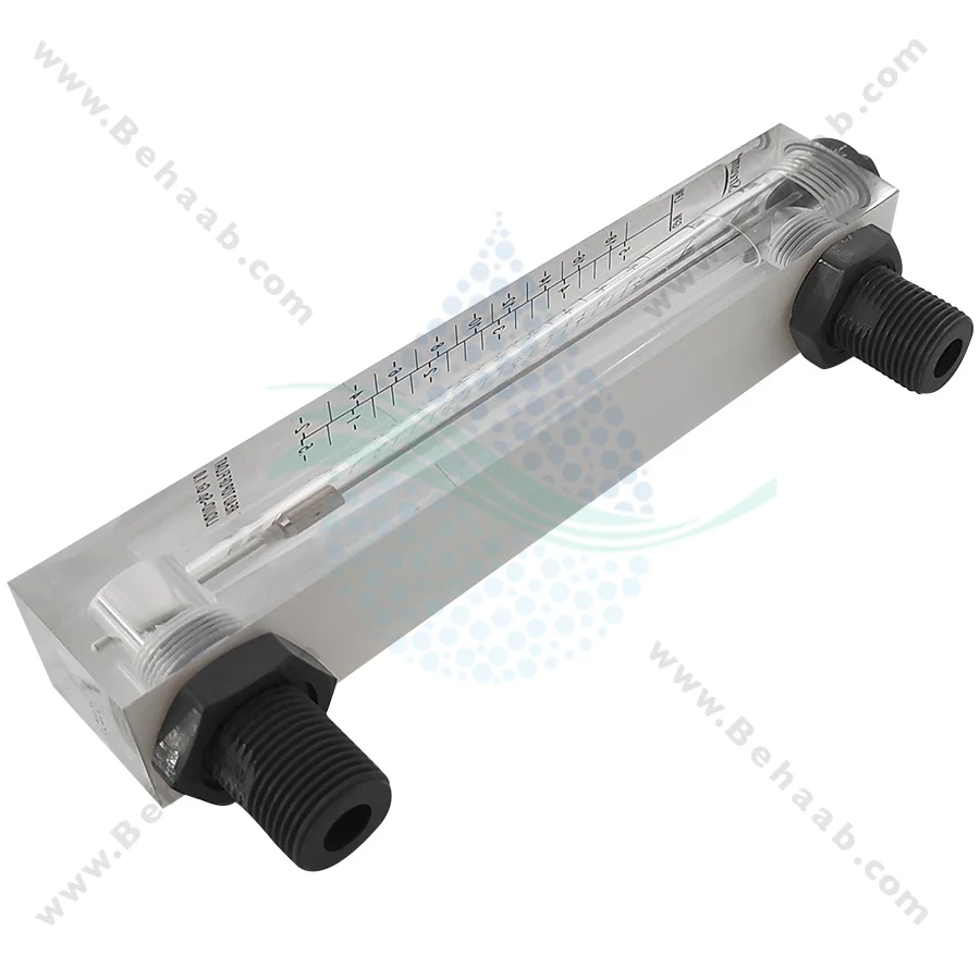 فلومتر تابلویی استریم 5GPM مدل LZM-15J - LZM-15J Panel Type Water Flow Meter 0.5-5 GPM 2-18 LPM