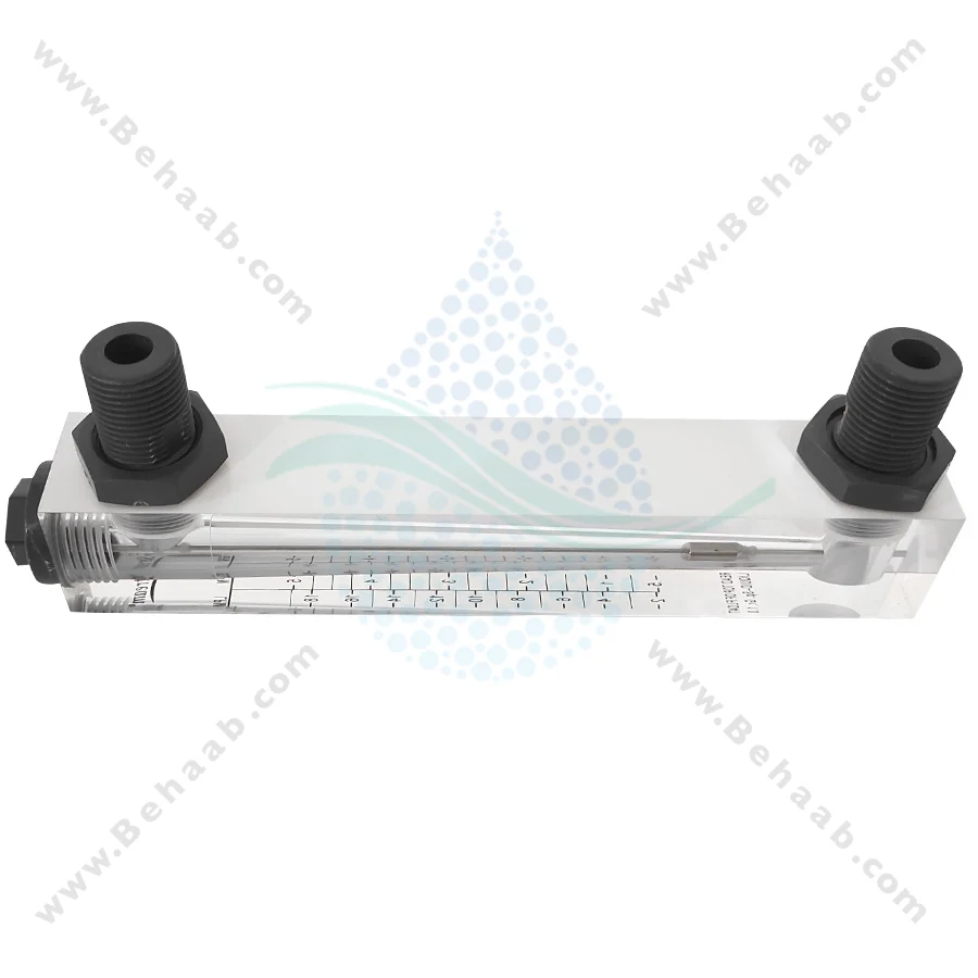 فلومتر تابلویی استریم 5GPM مدل LZM-15J - LZM-15J Panel Type Water Flow Meter 0.5-5 GPM 2-18 LPM